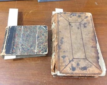 A historic ledger from B'nai B'rith Louisville Lodge No. 14 — part of the organizational records held in the Filson's Jewish Collections.