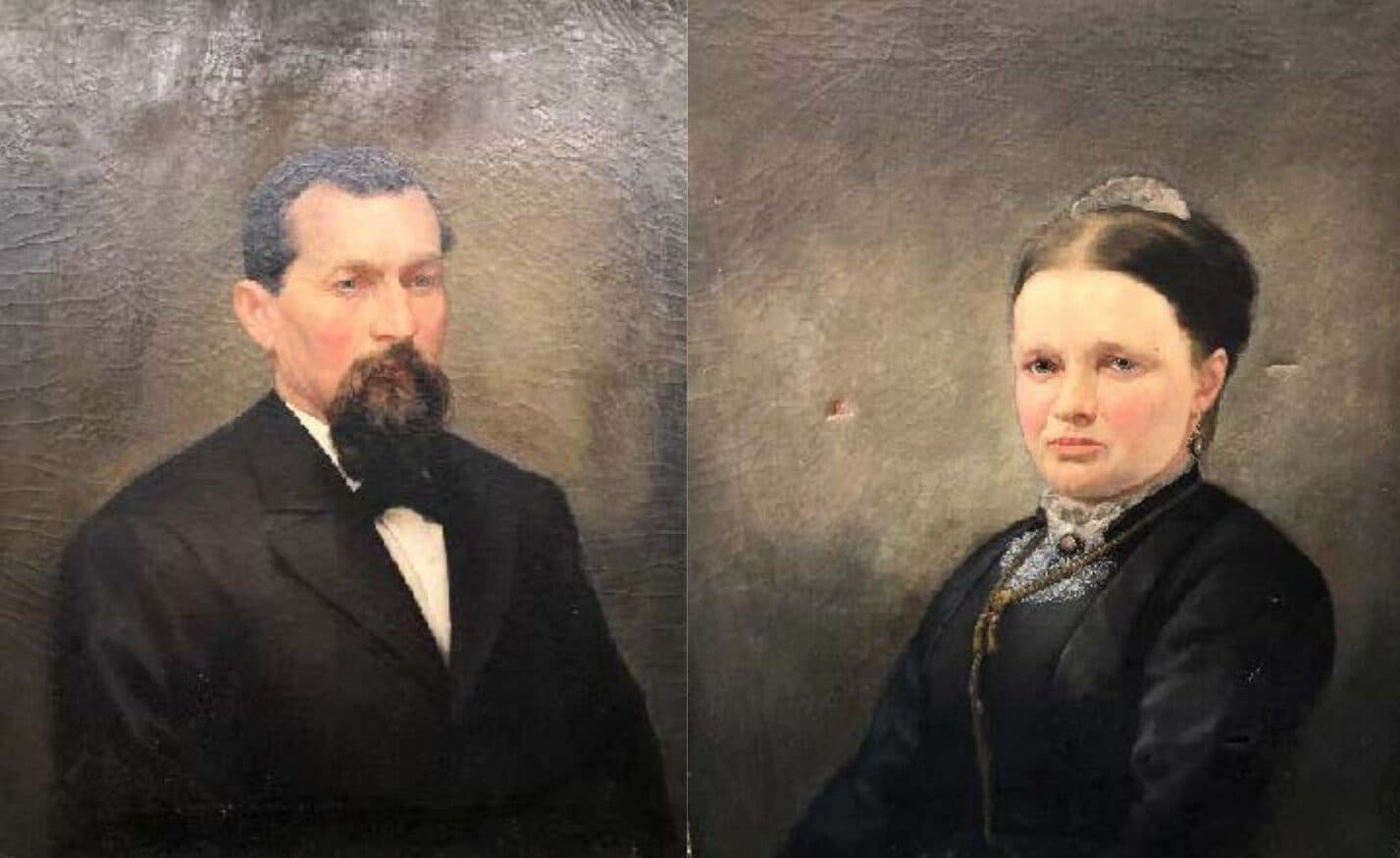 Koch family portraits from the Filson's museum collection.