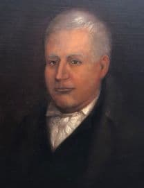 Portrait of Lewis Castleman — paired with the portrait of Jemima Castleman.
